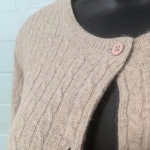 Anne Klein sport NWT cardigan, tan / camel